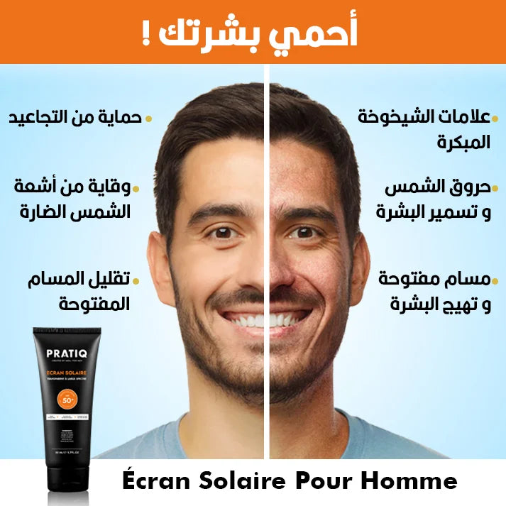 PRATIQ™ Ecran Solaire SPF50+ Pour Homme